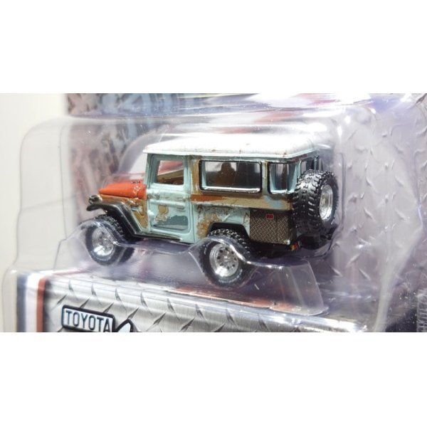 画像4: JOHNNY LIGHTNING 1/64 1980 Toyota Land Cruiser Matte Blue / Weathered (4)