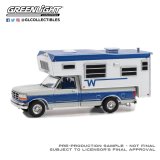 画像: GREEN LiGHT EXCLUSIVE 1/64 1992 Ford F-250 Long Bed with Winnebago Slide-In Camper - Medium Silver Metallic and Bright