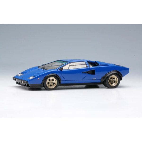 画像1: EIDOLON 1/43 Lamborghini Countach LP400 Speciale Ch.1120222 現存型 Blue / Black Limited 50 pcs. (1)