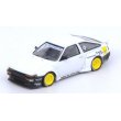 画像2: INNO Models 1/64 Toyota AE86 Sprinter Trueno Pandem / Rocket Bunny White (2)