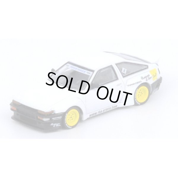 画像2: INNO Models 1/64 Toyota AE86 Sprinter Trueno Pandem / Rocket Bunny White (2)