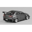 画像2: CM MODEL 1/64 Mitsubishi Lancer Evolution X Varis Widebody Titanium Gray Metallic (2)