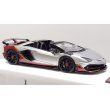 画像5: EIDOLON 1/43 Lamborghini Aventador SVJ Roadster 2020 2 tone paint Silver / Vino Rosso Limited 35 pcs. (5)