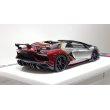 画像10: EIDOLON 1/43 Lamborghini Aventador SVJ Roadster 2020 2 tone paint Silver / Vino Rosso Limited 35 pcs. (10)