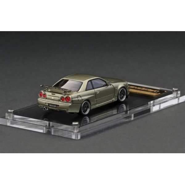 画像2: ignition model 1/64 Nissan Skyline GT-R V-spec II (R34) Millennium Jade (2)