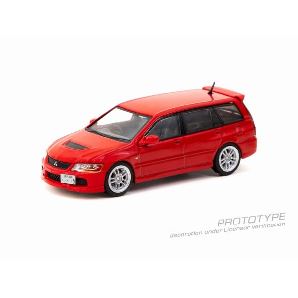 画像1: Tarmac Works 1/64 Mitsubishi Lancer Evolution Wagon Red (1)