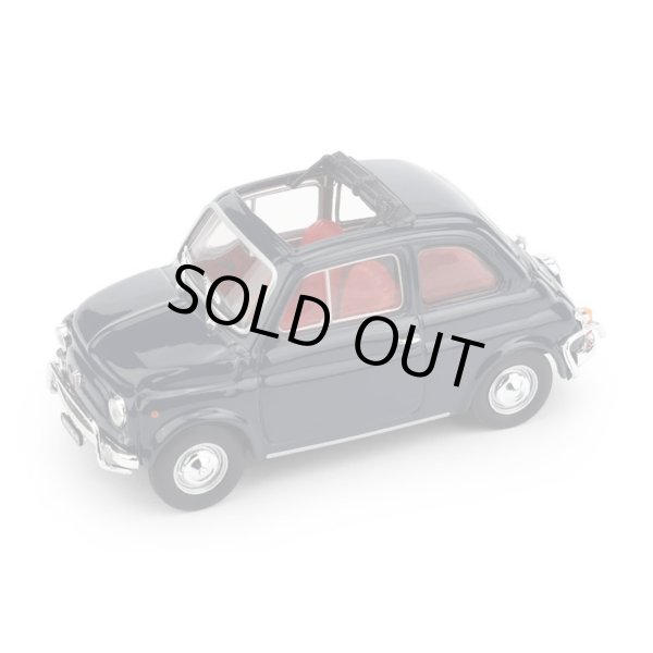 画像1: BRUMM 1/43 FIAT 500L 1968-1972 Open Blue Black Red Interior (1)