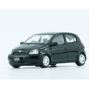 画像: BM CREATIONS 1/64 Toyota Yaris / Echo / Vitz 1998 5-door Black (RHD)