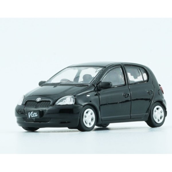 画像1: BM CREATIONS 1/64 Toyota Yaris / Echo / Vitz 1998 5-door Black (RHD) (1)