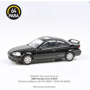 画像: PARAGON 1/64 Honda Civic Si EM1 1999 Flamenco Black RHD