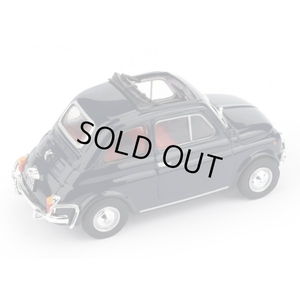 画像2: BRUMM 1/43 FIAT 500L 1968-1972 Open Blue Black Red Interior (2)