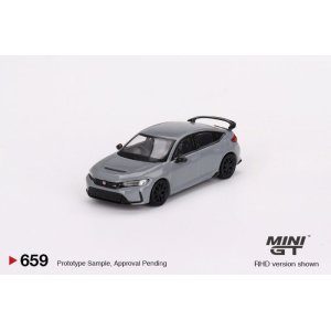 画像: MINI GT 1/64 Honda Civic Type R 2023 Sonic Gray Pearl (RHD)