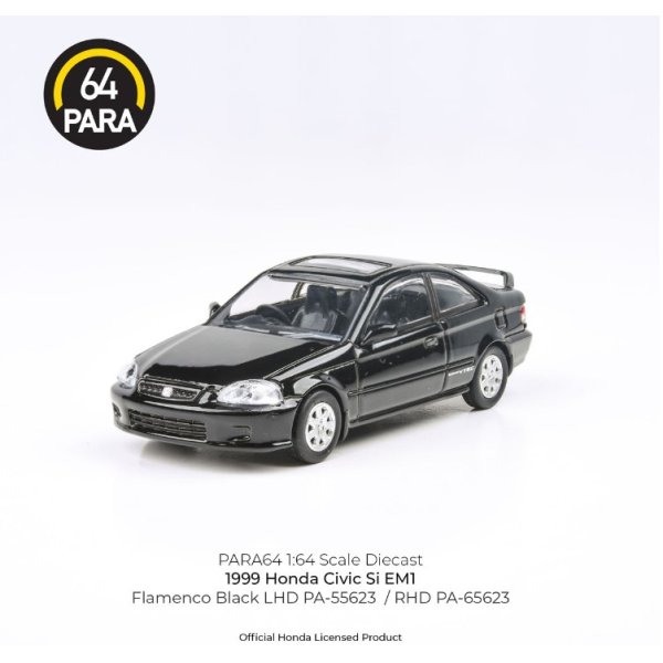 画像3: PARAGON 1/64 Honda Civic Si EM1 1999 Flamenco Black RHD (3)