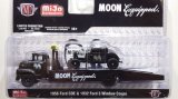 画像: M2 Machines 1/64 1956 Ford COE & 1932 Ford 3 Window Coupe MOON Equipped Black