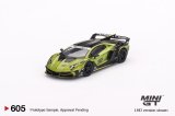 画像: MINI GT 1/64 LB-Silhouette WORKS Lamborghini Aventador GT EVO Lime (RHD)