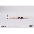 画像3: MINI GT 1/64 Car Carrier Trailer White (3)