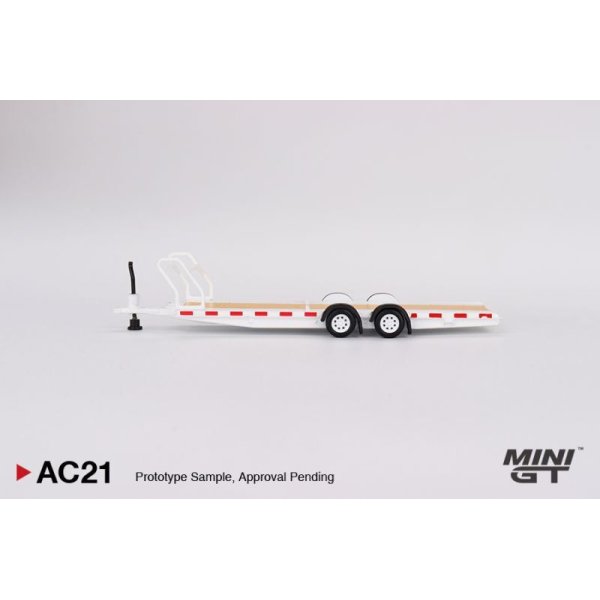 画像3: MINI GT 1/64 Car Carrier Trailer White (3)