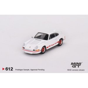 画像: MINI GT 1/64 Porsche 911 Carrera RS 2.7 Grand Prix White/Red Livery (LHD)