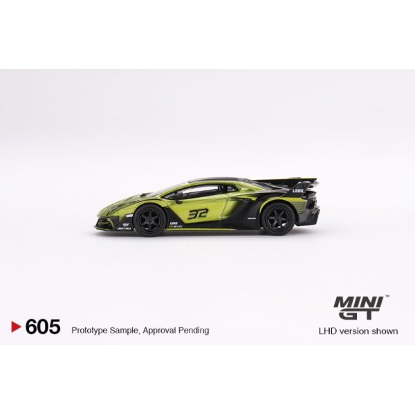 画像3: MINI GT 1/64 LB-Silhouette WORKS Lamborghini Aventador GT EVO Lime (RHD) (3)