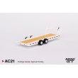 画像2: MINI GT 1/64 Car Carrier Trailer White (2)