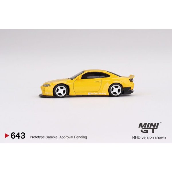 画像3: MINI GT 1/64 Rocket Bunny Nissan Silvia (S15) Yellow (RHD) (3)