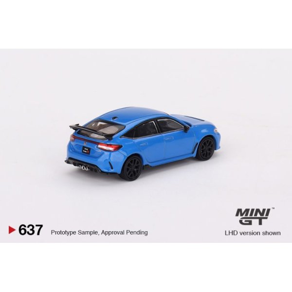 画像2: MINI GT 1/64 Honda Civic Type R 2023 Boost Blue Pearl (RHD) (2)