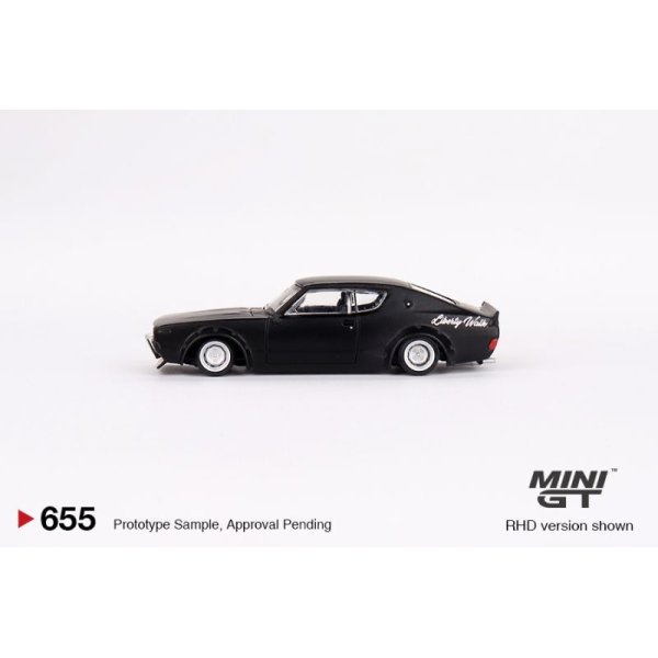 画像3: MINI GT 1/64 Nissan Skyline Kenmeri Liberty Walk Matte Black  (3)