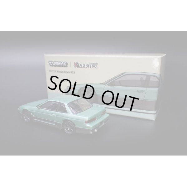 画像3: Tarmac Works 1/64 VERTEX Nissan Silvia S13 Green/Grey (3)