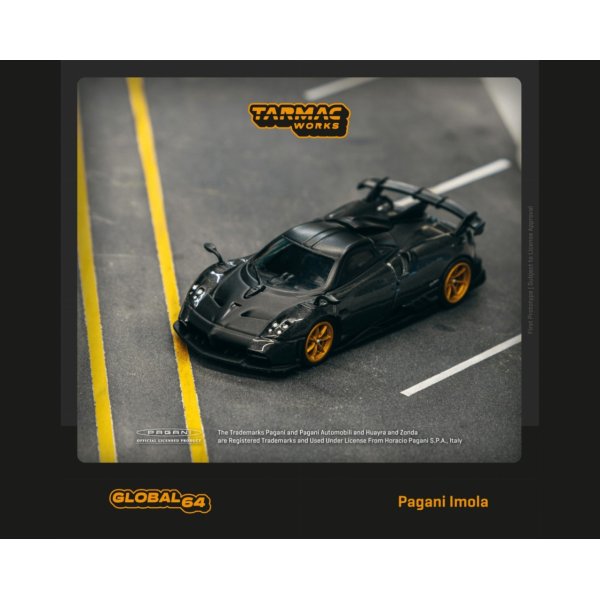 画像1: Tarmac Works 1/64 Pagani Imola Grigio Knockhill (1)