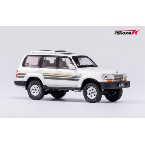 画像: KENGFai 1/64 Land Cruiser Pearl White