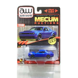 画像: auto world 1/64 2018 Dodge Challenger SRT Demon Indigo Blue