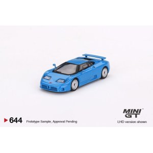 画像: MINI GT 1/64 Bugatti EB110 GT Blue Bugatti (LHD)