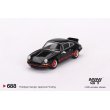 画像1: MINI GT 1/64 Porsche 911 Carrera RS 2.7 Black/Red Livery (RHD) (1)