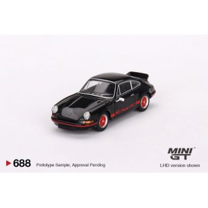 画像: MINI GT 1/64 Porsche 911 Carrera RS 2.7 Black/Red Livery (LHD)