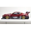 画像2: EIDOLON 1/43 LB-ER34 Super Silhouette SKYLINE Vino Rosso / Gummetallic Tow-tone color Limited 32 pcs. (2)