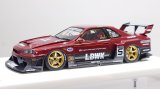 画像: EIDOLON 1/43 LB-ER34 Super Silhouette SKYLINE Vino Rosso / Gummetallic Tow-tone color Limited 32 pcs.