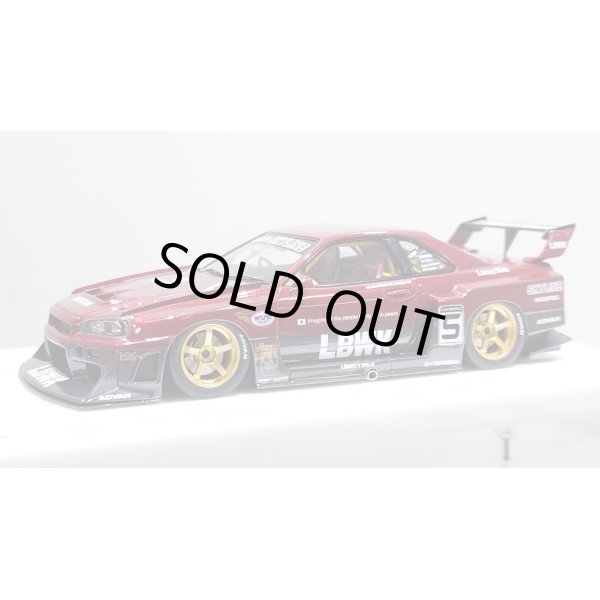 画像1: EIDOLON 1/43 LB-ER34 Super Silhouette SKYLINE Vino Rosso / Gummetallic Tow-tone color Limited 32 pcs. (1)