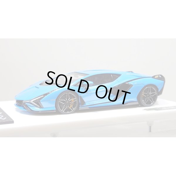 画像1: EIDOLON 1/43 Lamborghini Sian FKP 37 2019 Azzurro Pearl Limited 35 pcs. (1)