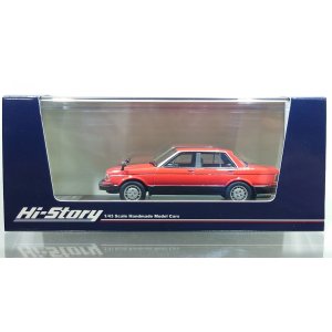 画像: Hi Story 1/43 NISSAN BLUEBIRD 4DOOR SEDAN TURBO SSS-S (1983) Red/Black