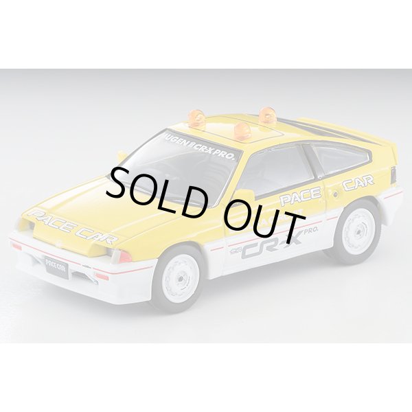 画像1: TOMYTEC 1/64 Limited Vintage Neo Honda Ballade Sports CR-X MUGEN CR-X PRO Suzuka Circuit Pace Car (Yellow/White) (1)