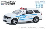 画像: GREEN LiGHT 1/64 Hot Pursuit - 2019 Dodge Durango - NYPD with NYPD Squad Number Decal Sheet