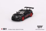 画像: MINI GT 1/64 Porsche 911 (992) GT3 RS Black w/Pyro Red (LHD)