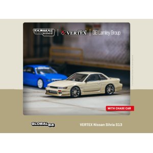 画像: Tarmac Works 1/64 VERTEX Nissan Silvia S13 White / Gold