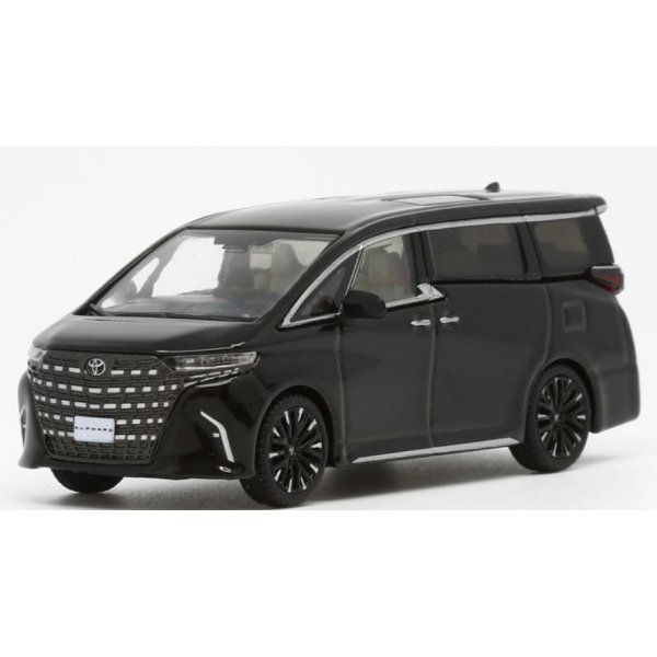 画像1: MODEL 1 1/64 TOYOTA ALPHARD Black LHD (1)