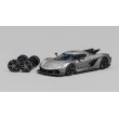 画像1: CM MODEL 1/64 Koenigsegg Jesko Absolute Gunmetal Gray (1)