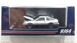 画像: Hobby JAPAN 1/64 Toyota Sprinter Trueno GT APEX (AE86) JDM Style White/Black