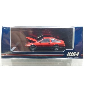 画像: Hobby JAPAN 1/64 Toyota Sprinter Trueno GT APEX (AE86) JDM Style Red/Black