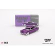 画像1: MINI GT 1/64 Lincoln Capri Hot Rod 1954 Metallic Purple (LHD) (1)