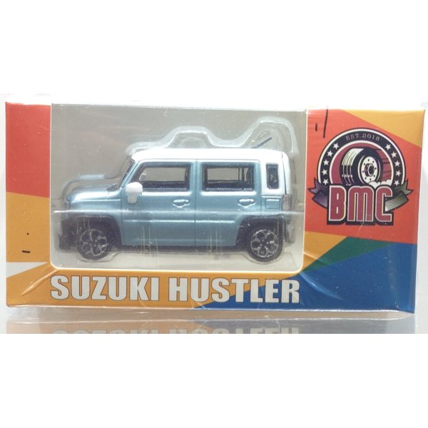 画像3: BM CREATIONS 1/64 Suzuki Hustler 2019 Off Blue / Metallic White Top RHD (3)