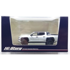 画像: Hi Story 1/43 MITSUBISHI TRITON Double Cab 4WD (2024) White Diamond